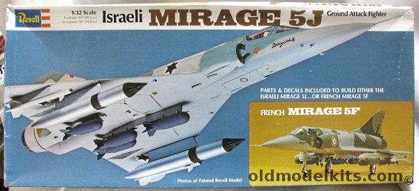 Revell 1/32 Israeli Mirage 5J or French Mirage 5F, H155 plastic model kit